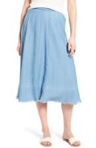 Women's St. Studio Denim Midi Skirt Us / 36 Eu - Blue