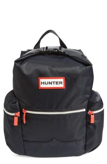Hunter Original Mini Top Clip Nylon Backpack - Black
