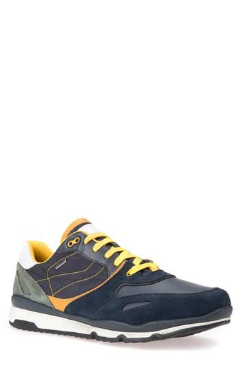 Men's Geox Sandro Abx Ambphibiox Waterproof Sneaker Us / 41eu - Blue