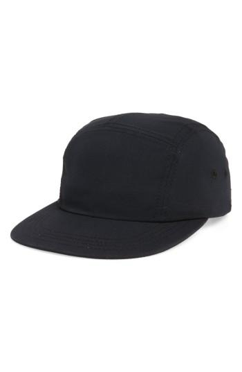 Men's Reigning Champ Five Panel Nylon Camp Hat - Black