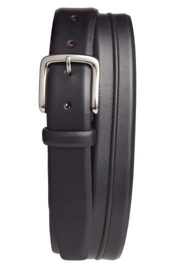 Men's Cole Haan Pinched Seam Leather Belt