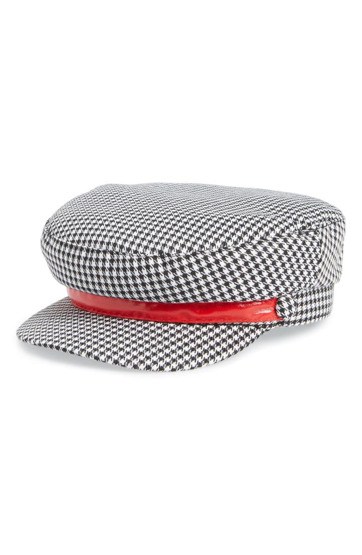 Women's Bp. Houndstooth Baker Boy Cap -