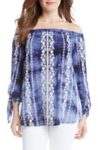 Women's Karen Kane Embellished Off The Shoulder Top - Blue