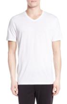 Men's Vince Pima Cotton V-neck T-shirt, Size - White