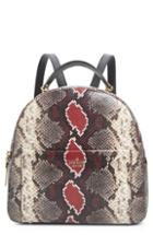Kate Spade New York Reese Park - Ethel Snake Embossed Leather Backpack -