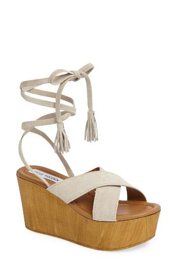 Women's Steve Madden Shella Platform Sandal M - Brown