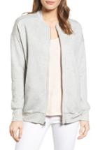 Women's Gibson Knit Bomber Jacket - Grey