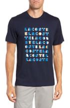Men's Lacoste Letter Graphic T-shirt (s) - Blue