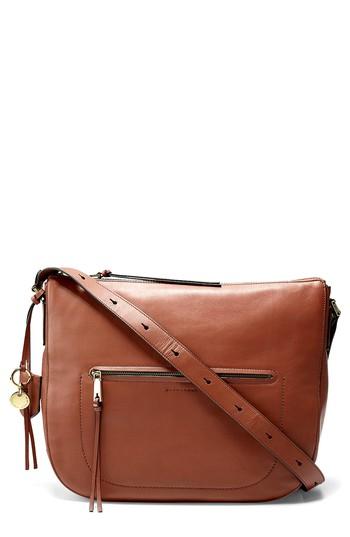 Cole Haan Marli Leather Bucket Hobo - Brown