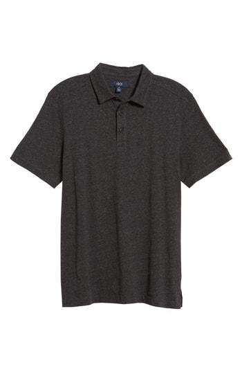 Men's 1901 Jaspe Jersey Polo - Black