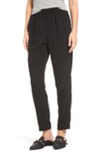 Women's Tapered Woven Pants - Black