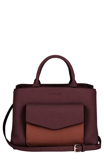 Urban Originals Transform Vegan Leather Satchel - Burgundy