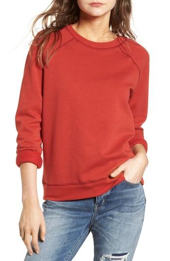 Women's Treasure & Bond Crewneck Sweatshirt, Size - Metallic