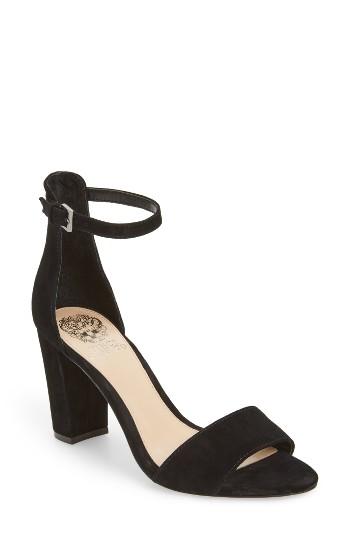 Women's Vince Camuto Corlina Ankle Strap Sandal M - Black