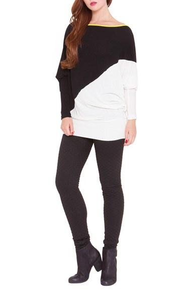 Women's Olian 'margarette' Colorblock Maternity Top