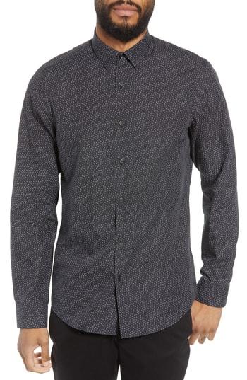 Men's Calibrate Trim Fit Print Sport Shirt