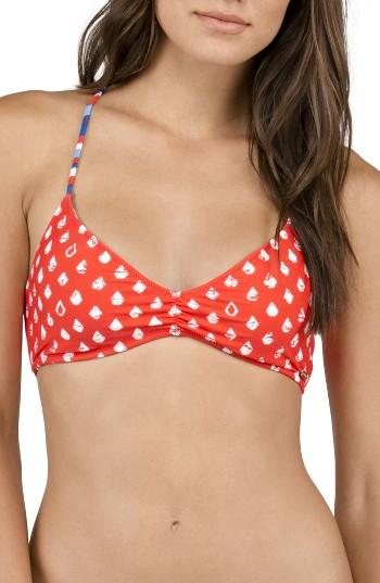 Women's Volcom Pride Reversible Bikini Top