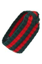 Gucci Stripe Knit Head Wrap - Green