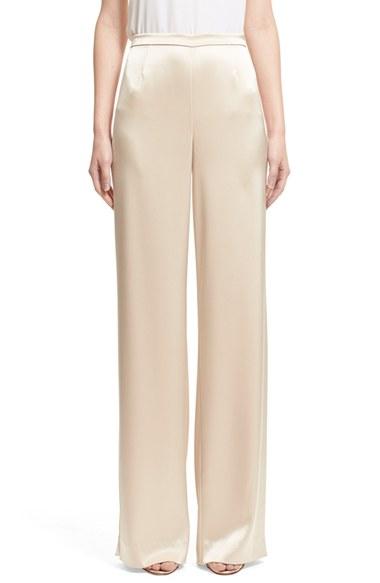 Women's St. John Collection Liquid Satin Pants