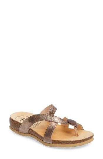 Women's Think! 'julia Strappy' Sandal -8.5us / 39eu - Beige