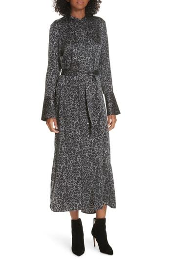 Women's Equipment Connell Silk Maxi Dress, Size - Metallic