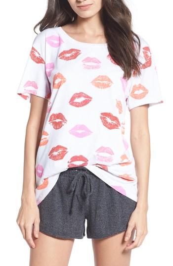 Women's Chaser Kisses Tee - White