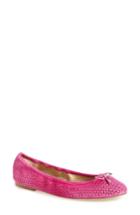 Women's Sam Edelman 'felicia' Perforated Flat .5 M - Pink