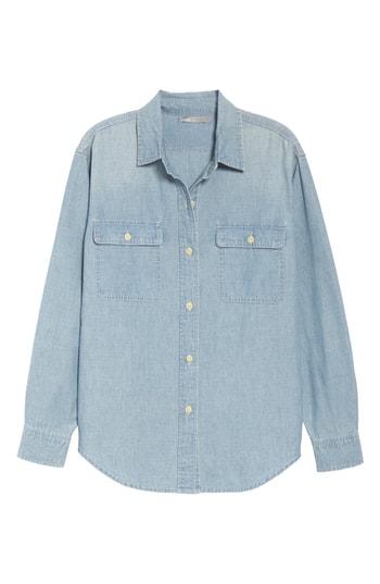 Women's Vince Cotton Chambray Shirt