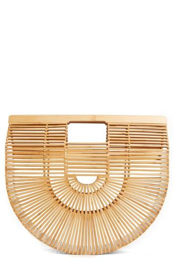 Cult Gaia Ark Bamboo Handbag - Beige