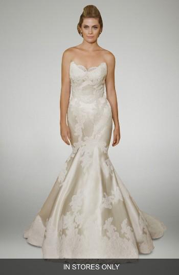 Women's Matthew Christopher Duchess Trumpet Gown