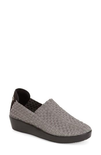 Women's Bernie Mev. 'cha Cha' Wedge Slip-on Us / 42eu - Grey