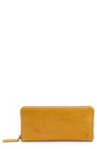Women's Frye Melissa Leather Wallet - Yellow