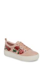 Women's Jslides Adel Floral Sneaker M - Pink