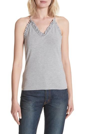 Women's Rebecca Taylor Racerback Camisole - Grey