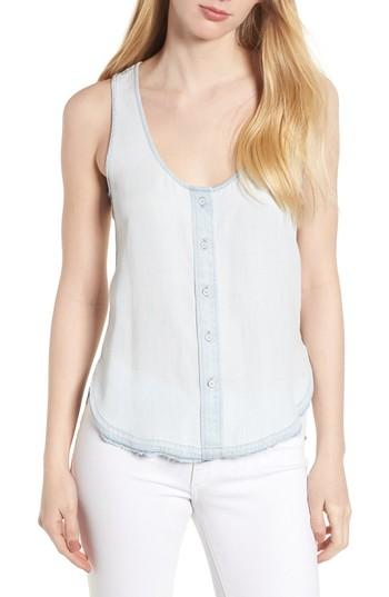 Women's Dl1961 N 6th Berry Chambray Tank - Blue