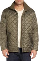 Men's Cole Haan Diamond Quilted Jacket, Size - Green