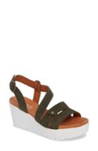 Women's Bos. & Co. Sierra Platform Wedge Sandal .5-6us / 36eu - Green
