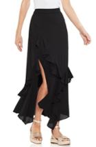 Women's Vince Camuto Tiered Ruffle Skirt - Black