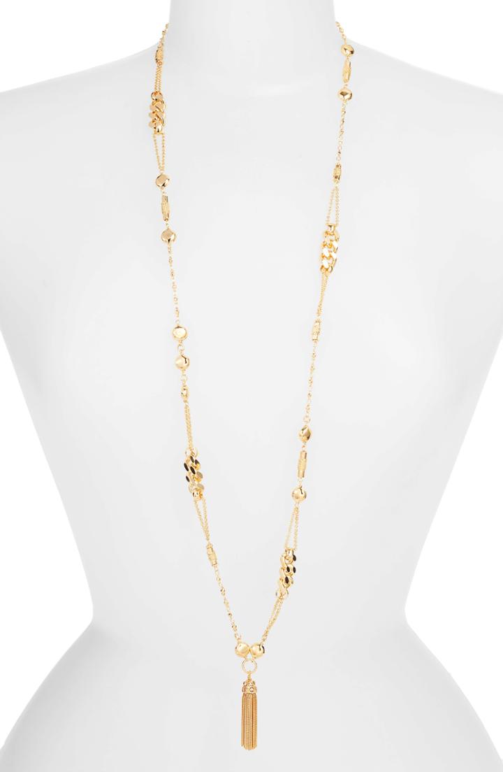 Women's Gas Bijoux Filou Long Tassel Pendant Necklace