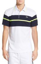 Men's Lacoste 'sport' Stripe Ultra Dry Performance Polo