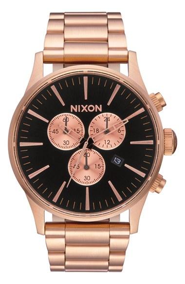 Men's Nixon The Sentry Chronograph Bracelet Watch, 42mm