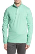 Men's Cutter & Buck Hewitt Quarter Zip Pullover - Green