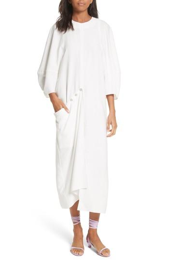 Women's Tibi Asymmetrical Flap Dress - White