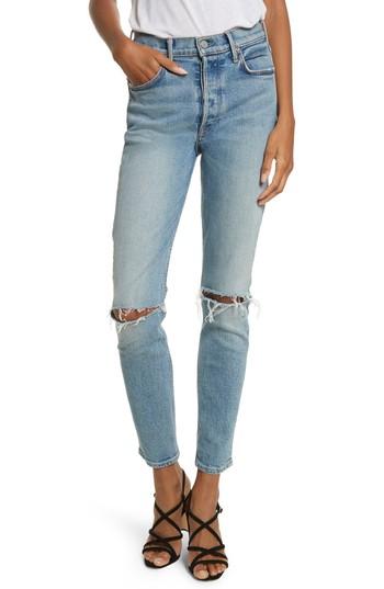 Women's Grlfrnd Karolina High Waist Jeans - Blue