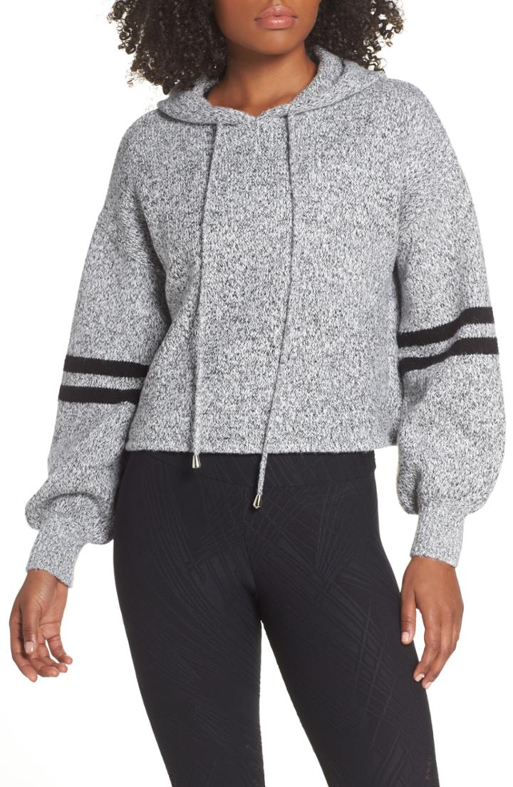 Women's Onzie Varsity Hooded Sweater - Grey
