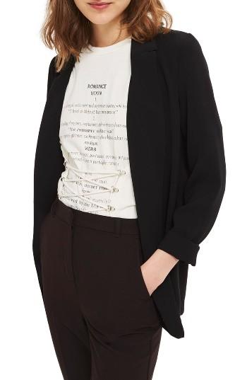 Women's Topshop Chuck On Blazer