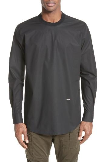 Men's Dsquared2 Crewneck Poplin Shirt