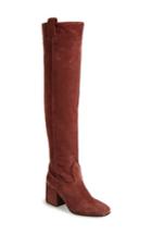 Women's Alberto Fermani Delia Over The Knee Boot .5 M - Burgundy