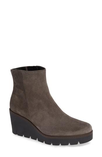Women's Gabor Friendly Wedge Bootie .5 M - Grey