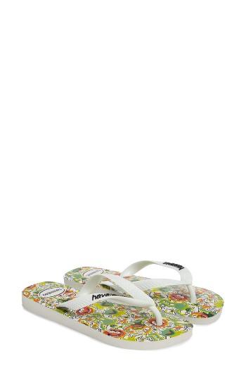 Women's Havaianas Top Millennial Disney Thematic Flip Flop /42 Br - White